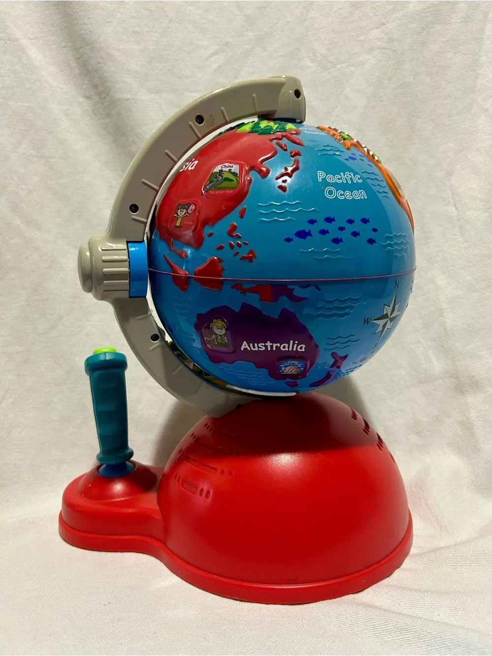 VTech Fly & Learn Globe Interactive Educational Toy Tested Working